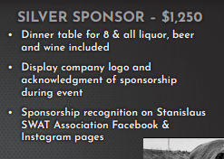 Silver Sponsor table