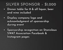 Load image into Gallery viewer, Silver Sponsor table
